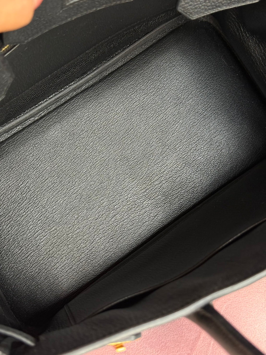 Hermes Noir/Black Togo Leather RGHW Rose gold hardware Birkin 30 Stamp Z 2021