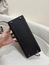 Load image into Gallery viewer, Hermes Kelly 28 in Black Noir Epsom Sellier Leather PHW Stamp R 2014
