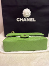 Load image into Gallery viewer, CHANEL 23C 2023 Apple Green caviar LGHW Medium Timeless Classic Double Flap Bag
