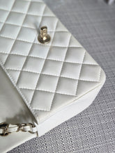 Load image into Gallery viewer, CHANEL series 23 2016 White Lambskin LGHW Mini Rectangular Flap Bag

