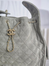 Load image into Gallery viewer, CHANEL 25C collection 2024/2025 cruise collection Khaki Suede Aged GHW 25 Hobo Bag size Medium
