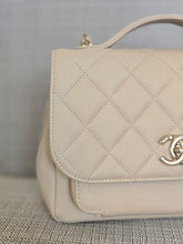 Load image into Gallery viewer, Chanel series 30 Beige Caviar Business Affinity Flap Bag size Medium with Champagne GHW
