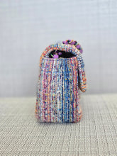 Load image into Gallery viewer, Chanel series 29 20S 2020 Collection Multi color tweed Mini Rectangular Flap Bag with Rainbow Mermaid hardware
