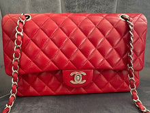 Load image into Gallery viewer, CHANEL 12A series 16 2012 Red Caviar SHW Medium Timeless ML Classic Double Flap Bag
