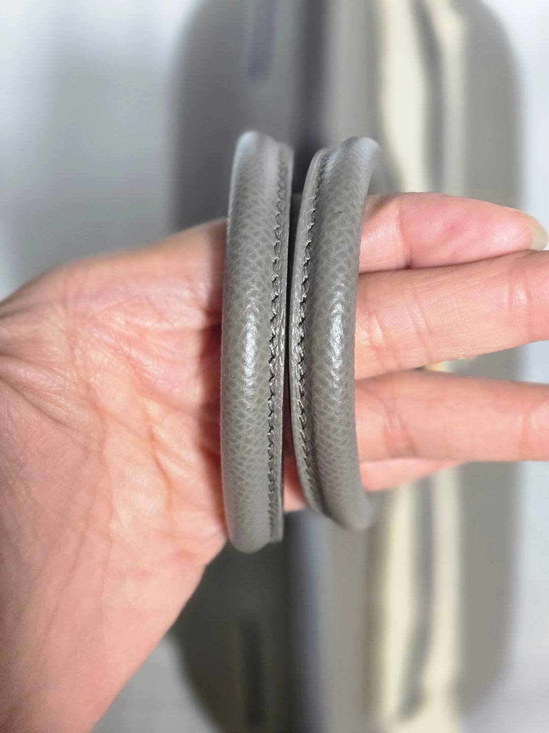 Hermes Birkin 25 Gris Etain Epsom Sellier Leather GHW stamp B 2023