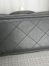 Load image into Gallery viewer, CHANEL Black Lambskin LGHW Mini Rectangular Flap Bag microchipped
