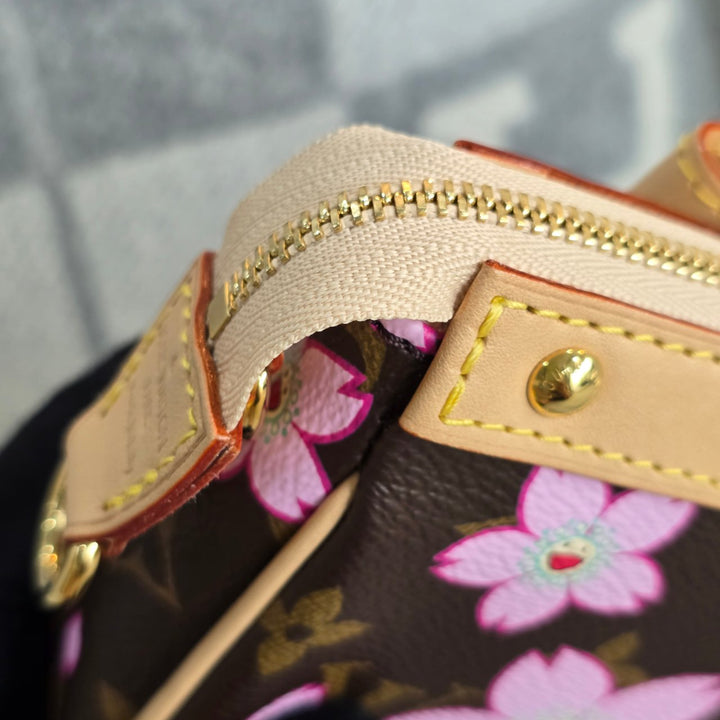 LOUIS VUITTON LV Pochette Accessoires Sakura LV x TM Murakami Monogram Canvas