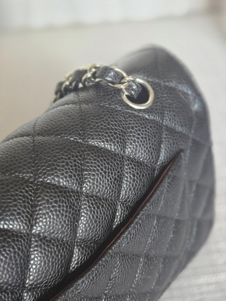 CHANEL series 29 2020 Black Caviar SHW SMALL Timeless Classic Double Flap Bag