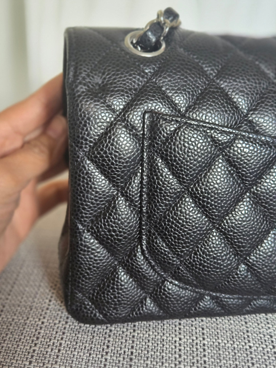 CHANEL series 29 2020 Black Caviar SHW SMALL Timeless Classic Double Flap Bag