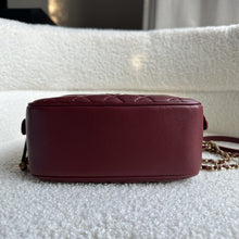 Load image into Gallery viewer, Chanel series 26 Burgundy Calf skin Aged GHW Camera Case bag with top handle
