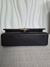 Load image into Gallery viewer, CHANEL series 19 2014 Black caviar GHW 11.12 Medium ML Timeless Classic Double Flap Bag
