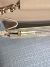 Load image into Gallery viewer, Chanel Beige Clair Caviar GHW Classic Wallet on Chain (WOC)
