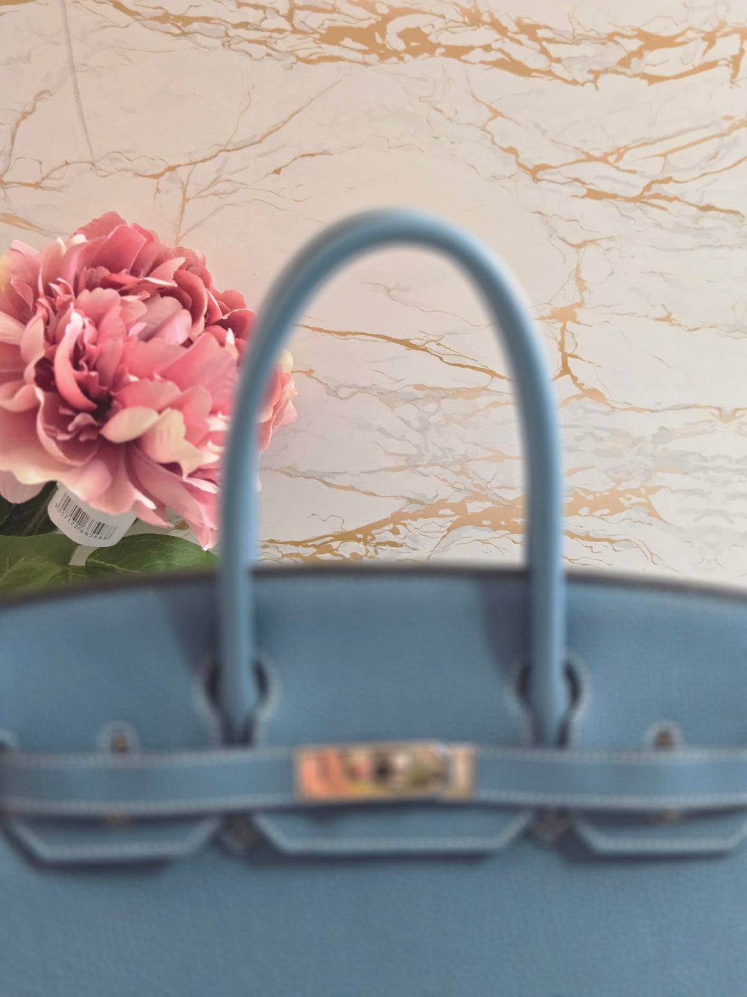 Hermes Birkin 35 Bleu Jean Togo Leather PHW Stamp J in Sq