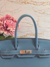 Load image into Gallery viewer, Hermes Birkin 35 Bleu Jean Togo Leather PHW Stamp J in Sq

