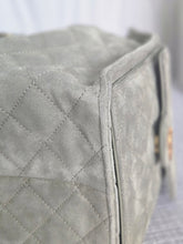 Load image into Gallery viewer, CHANEL 25C collection 2024/2025 cruise collection Khaki Suede Aged GHW 25 Hobo Bag size Medium
