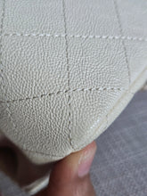 Load image into Gallery viewer, CHANEL 21S Series 31 White Caviar Aged GHW Top Handle Mini Rectangular Flap Bag
