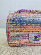 Load image into Gallery viewer, Chanel series 29 20S 2020 Collection Multi color tweed Mini Rectangular Flap Bag with Rainbow Mermaid hardware
