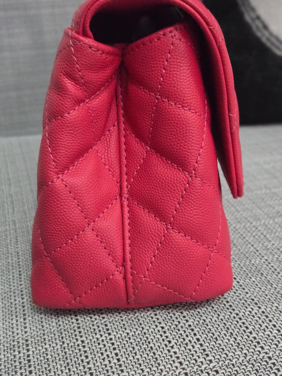 Chanel 23P 2023 Pre Spring/Summer Collection Pink Caviar Aged GHW Coco Handle with Detachable Strap and enchained handle size Small