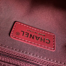 Load image into Gallery viewer, Chanel series 26 Burgundy Calf skin Aged GHW Camera Case bag with top handle
