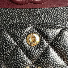 Load image into Gallery viewer, CHANEL Black Caviar GHW Small Timeless Classic Double Flap Bag Microchipped
