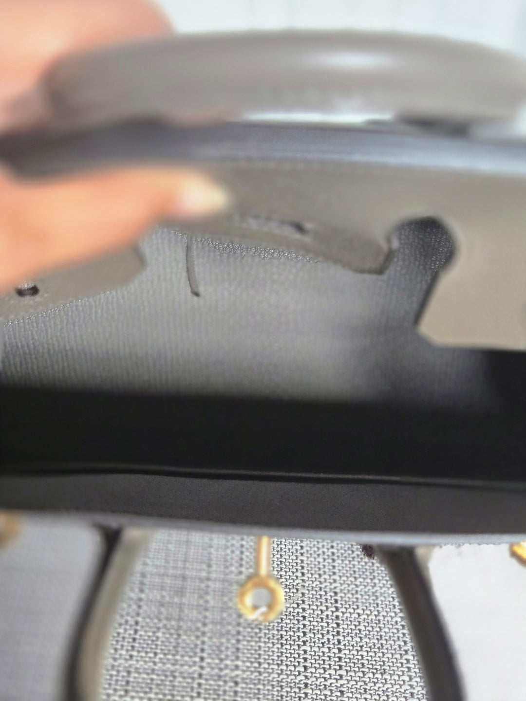 Hermes Birkin 25 Gris Etain Epsom Sellier Leather GHW stamp B 2023