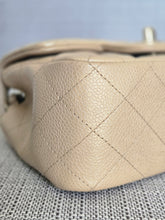 Load image into Gallery viewer, Chanel series 20 15C Collection Pearly Beige Caviar Brushed GHW Square Mini Flap Bag
