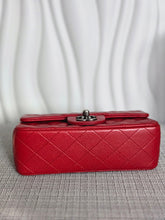 Load image into Gallery viewer, CHANEL series 21 Red lipstick caviar Ruthenium Hardware Mini Rectangular Flap Bag 2015 15B collection
