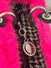 Load image into Gallery viewer, DIOR Lady Dior Medium Tweed Houndstooth with Hot Pink Mink
