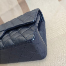 Load image into Gallery viewer, Chanel series 29 20C Navy Caviar Champagne GHW Medium ML Timeless 11.12 Classic Double Flap Bag
