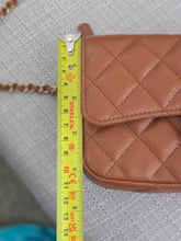 Load image into Gallery viewer, Chanel 2023 Caramel Brown Caviar Champagne GHW New Style Wallet on chain (WOC)
