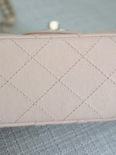 Load image into Gallery viewer, Chanel 23S 2023 Spring/Summer Collection Light Pink Lambskin champagne GHW Mini Rectangular Flap Bag
