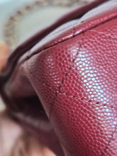 Load image into Gallery viewer, CHANEL 19B collection Series 28 Burgundy Caviar LGHW Medium Timeless Classic Double Flap Bag 11.12
