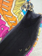 Load image into Gallery viewer, CHANEL 21K Collection 2021 Multicolor Rainbow Quilted Satin Medium Flap Bag LGHW
