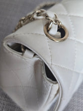 Load image into Gallery viewer, CHANEL series 23 2016 White Lambskin LGHW Mini Rectangular Flap Bag
