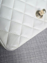 Load image into Gallery viewer, CHANEL series 23 2016 White Lambskin LGHW Mini Rectangular Flap Bag
