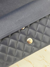 Load image into Gallery viewer, Chanel series 29 20C Collection Navy Caviar Medium ML Classic Double Flap Bag 11.12 with Champagne GHW
