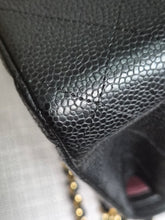 Load image into Gallery viewer, CHANEL series 19 2014 Black caviar GHW 11.12 Medium ML Timeless Classic Double Flap Bag
