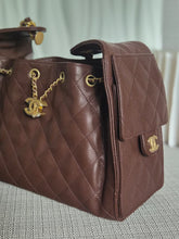 Load image into Gallery viewer, CHANEL 25K Collection Brown Caviar Aged GHW 25 Hobo Bag size SMALL
