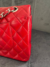 Load image into Gallery viewer, CHANEL 12A series 16 2012 Red Caviar SHW Medium Timeless ML Classic Double Flap Bag

