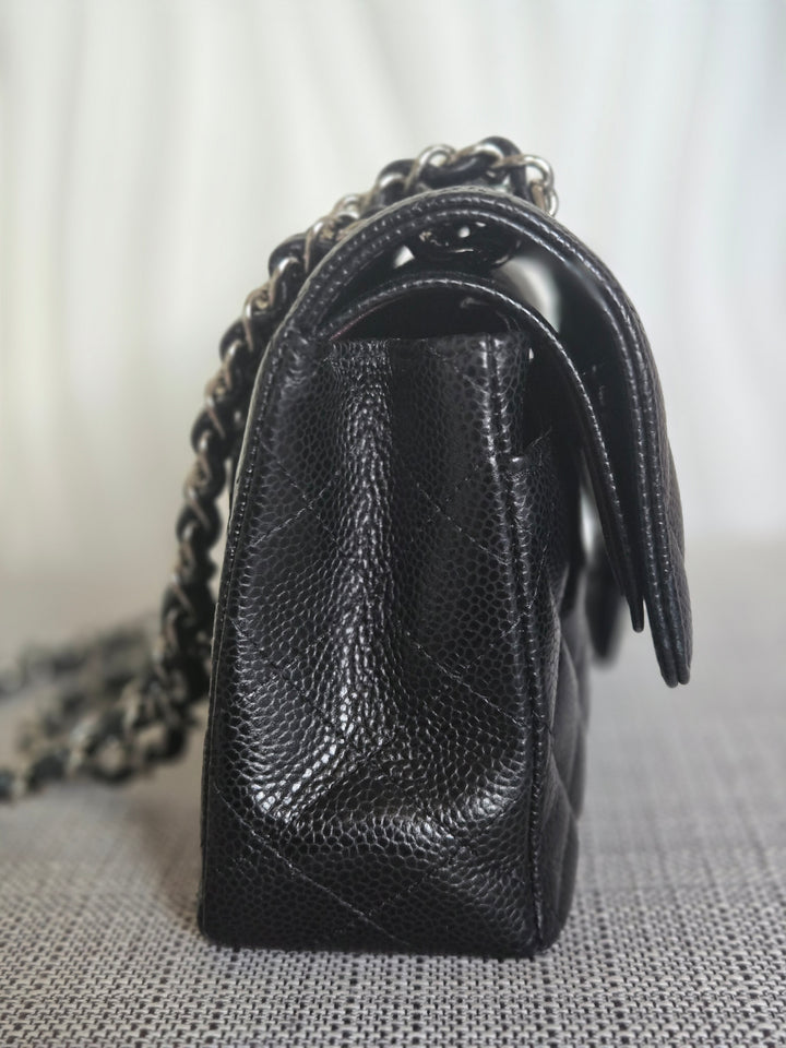CHANEL series 29 2020 Black Caviar SHW SMALL Timeless Classic Double Flap Bag