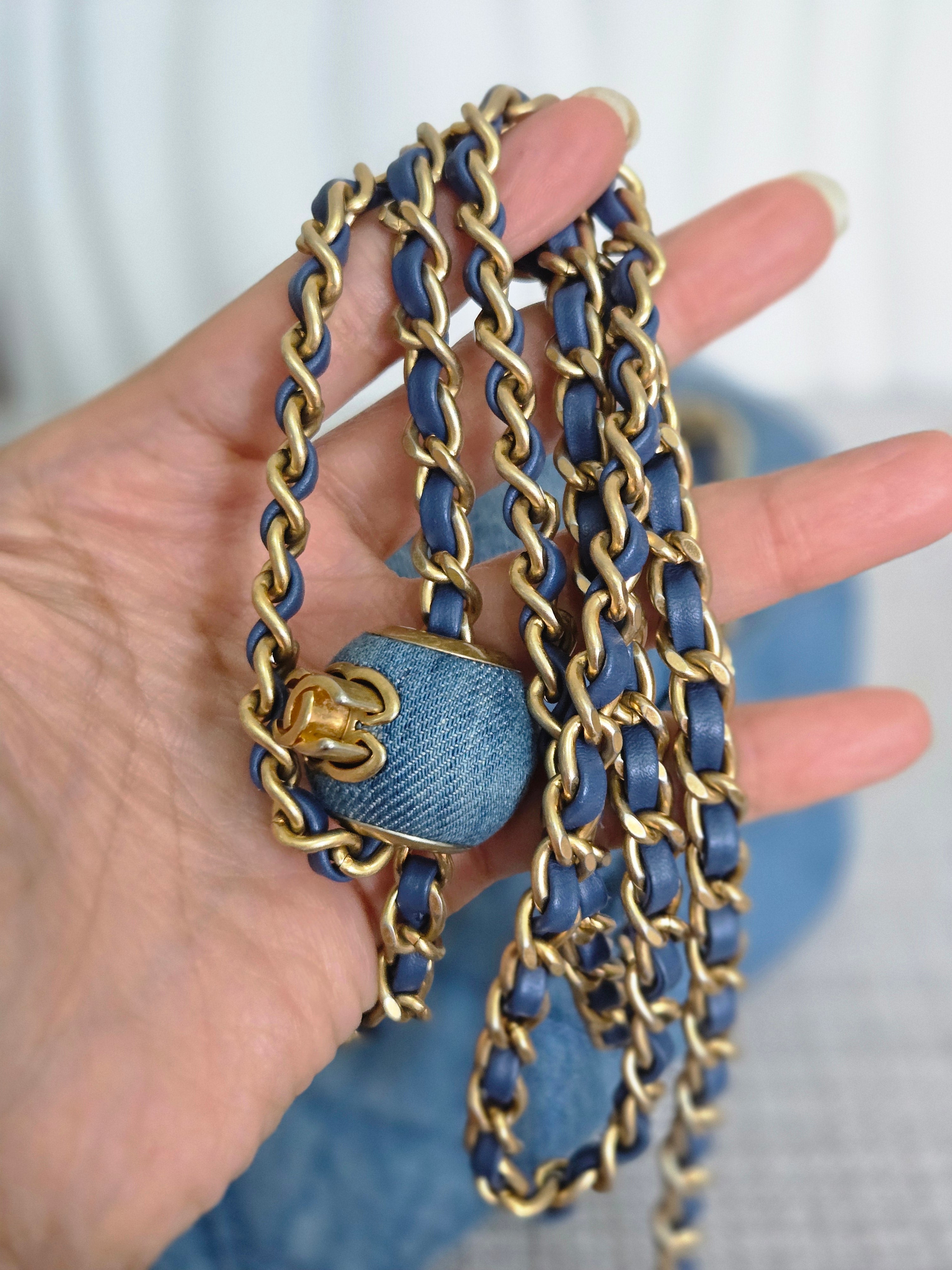CHANEL 23C 2022/2023 Cruise collection Denim Pearl Crush