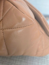 Load image into Gallery viewer, Chanel 19 in 22A/K collection Caramel Brown Lambskin with mixed HW Flap Bag size Small 26 cms
