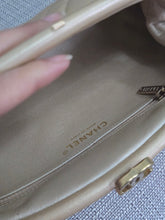 Load image into Gallery viewer, Chanel Series 16 2012 Pearly Gold Lambskin with GHW Classic Clutch
