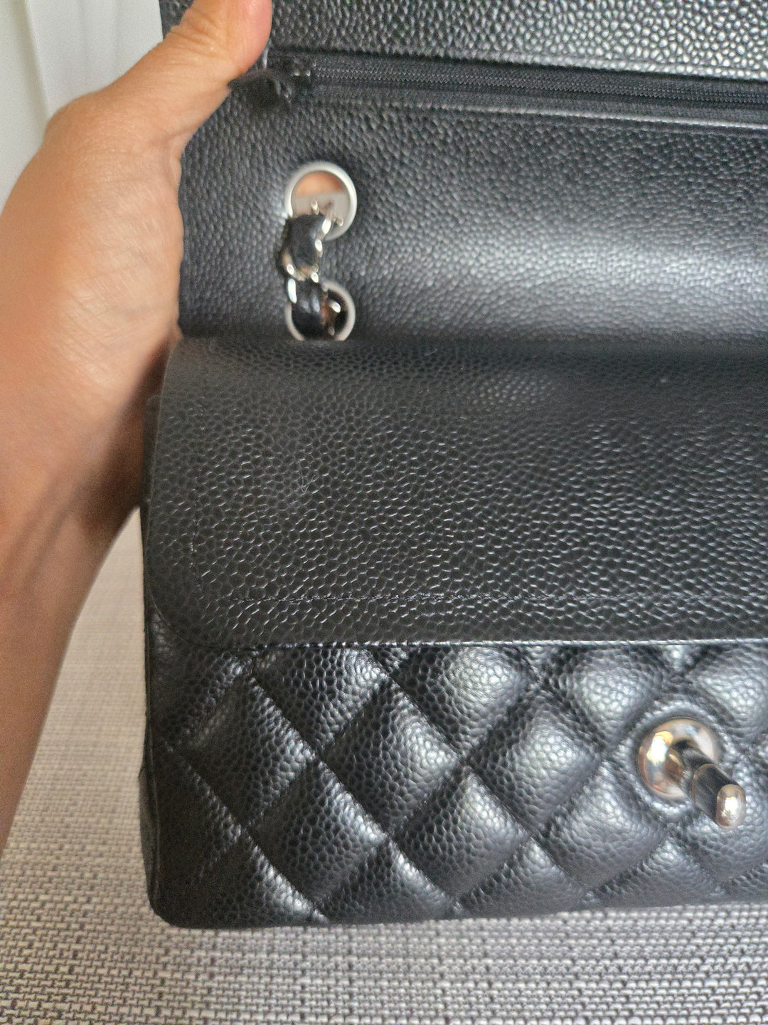 CHANEL series 29 2020 Black Caviar SHW SMALL Timeless Classic Double Flap Bag