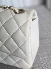 Load image into Gallery viewer, CHANEL series 23 2016 White Lambskin LGHW Mini Rectangular Flap Bag
