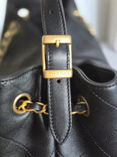 Load image into Gallery viewer, CHANEL 25A collection 2025 Black All Leather Calf skin Hobo Bag size Small

