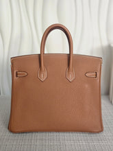 Load image into Gallery viewer, HERMES Birkin 25 Gold Togo Leather GHW Stamp X 2016
