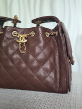 Load image into Gallery viewer, CHANEL 25K Collection Brown Caviar Aged GHW 25 Hobo Bag size SMALL

