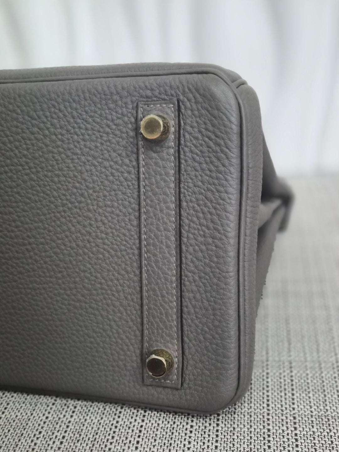 Hermes Birkin 30 Gris Meyer Togo Leather GHW Stamp U (2022)