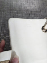 Load image into Gallery viewer, CHANEL series 23 2016 White Lambskin LGHW Mini Rectangular Flap Bag
